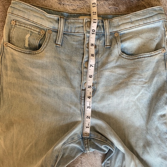 MADEWELL High-Rise Slim Boyjean in Fitzgerald Wash - Picture 7 of 13